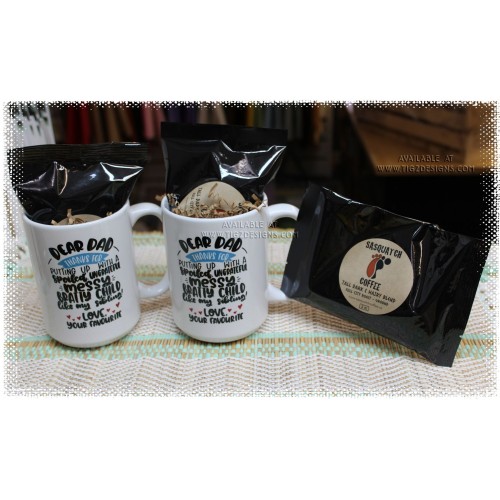 Dear Dad - Mugs with Sasquatch Coffee